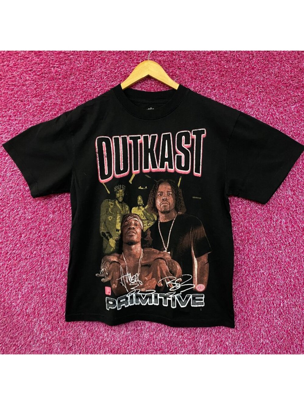 Primitive x Outkast Andre 30000 & Big Boi Hip-Hop T-Shirt medium